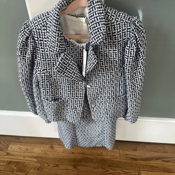 Janie and Jack Women's Classic Black and White Blazer - Picture 7 of 8